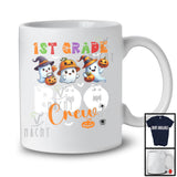 1st Grade Boo Crew; Happy Halloween Costume Three Boo Ghosts; Students Teacher Group T-Shirt