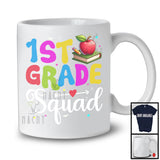 1st Grade Squad, Colorful Back To School Things Teacher Student, Matching Team Group T-Shirt