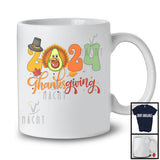 2024 Thanksgiving; Humorous Thanksgiving Avocado Turkey; Fruit Vegan Dinner Family Group T-Shirt