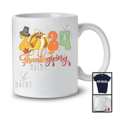 2024 Thanksgiving; Humorous Thanksgiving Banana Turkey; Fruit Vegan Dinner Family Group T-Shirt