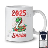 2025 Snake Year; Adorable Happy Chinese Lunar New Year Snake; Fireworks Family Group T-Shirt