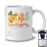 2025 Thanksgiving; Humorous Thanksgiving Banana Turkey; Fruit Vegan Dinner Family Group T-Shirt