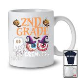 2nd Grade Boo Crew, Scary Halloween Boo Ghost Witch Zombie Eyes, Proud Careers Group T-Shirt
