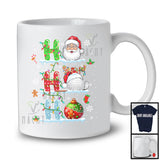 3Ho; Wonderful Christmas Ornaments Santa Santa Golf Player; Snowing Sport X-mas Team T-Shirt