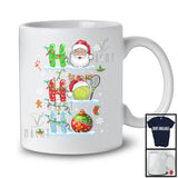 3Ho; Wonderful Christmas Ornaments Santa Santa Tennis Player; Snowing Sport X-mas Team T-Shirt