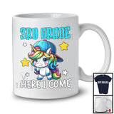 3rd Grade Here I Come; Colorful Back To School Unicorn Lover; Boys Students Group T-Shirt