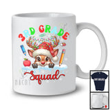 3rd Grade Squad; Wonderful Christmas Lights Reindeer; Family X-mas Students Teacher T-Shirt