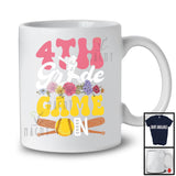 4th Grade Game On; Joyful First Day Of School Flowers Softball Player; Students Teacher T-Shirt