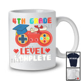 4th Grade Level Complete, Humorous Summer Vacation Game Controller, Gamer Gaming Lover T-Shirt