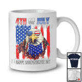 4th Of July, Happy Independence Day American Flag Sunglasses Eagle Lover, Patriotic Group T-Shirt