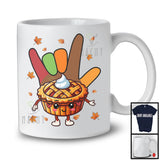 ASL Pumpkin Pie; Adorable Thanksgiving Hand Sign Language Fall Autumn Leaves; Family Group T-Shirt