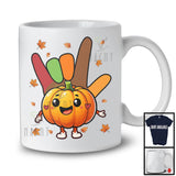 ASL Pumpkin; Adorable Thanksgiving Hand Sign Language Fall Autumn Leaves; Family Group T-Shirt