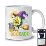 Aboocado, Lovely Halloween Costume Boo Ghost Witch Avocado Fruit, Carved Pumpkin Vegan T-Shirt