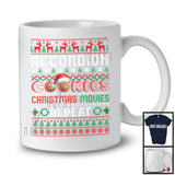 Accordion Cookies Christmas Movies Repeat, Amazing X-mas Sweater Santa, Musical Instruments T-Shirt