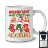 Accountant Of Cutest Cookies; Adorable Christmas Three Gingerbread In Socks; Baker T-Shirt