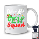 Adorable Elf Squad; Merry Christmas Lights Snowing ELF Lover; X-mas Family Group T-Shirt