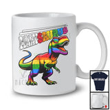 Allysaurus, Amazing LGBTQ Pride T-Rex Dinosaur Sunglasses, Rainbow Flag Ally LGBT Lover T-Shirt