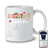 Assistant Teacher; Wonderful Christmas Plaid Elf Pajamas; Jobs Careers Assistant Teacher Squad T-Shirt