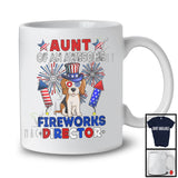 Aunt Of An Awesome Fireworks Director, Lovely 4th Of July Beagle, Fireworks Patriotic T-Shirt