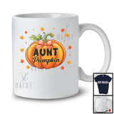 Aunt Pumpkin; Awesome Thanksgiving Pumpkin Lover Family Group; Fall Autumn Leaves T-Shirt