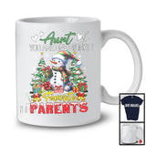 Aunt You Are One Of My Favorite Parents; Merry Christmas Tree Snowman Snow; Family Group T-Shirt