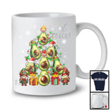 Avocado Christmas Tree Shape; Amazing X-mas Lights Gnomes Lover; Matching Fruit Group T-Shirt