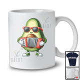 Avocado Playing Accordion, Lovely Fruit Vegan Accordion Player, Musical Instrument Lover T-Shirt