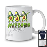 Avocado Squad, Humorous Dabbing Avocado Sunglasses Fruits Vegan Healthy, Friends Family Group T-Shirt