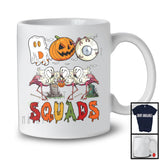 BOO Squads; Awesome Halloween Costume Three Ghost Flamingo Animal; Family Group T-Shirt