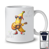 Banana Playing Guitar, Lovely Fruit Vegan Guitar Player, Musical Instrument Lover T-Shirt