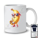 Banana Playing Saxophone, Lovely Fruit Vegan Saxophone Player, Musical Instrument Lover T-Shirt