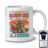 Barber Saurus Rex But More Awesome; Proud T-Rex Dinosaur Vintage Retro; Jobs Careers T-Shirt