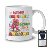 Bartender Saurus Rex But More Awesome; Proud T-Rex Dinosaur Lover Flowers; Jobs Careers T-Shirt