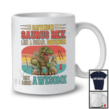 Bartender Saurus Rex But More Awesome; Proud T-Rex Dinosaur Vintage Retro; Jobs Careers T-Shirt