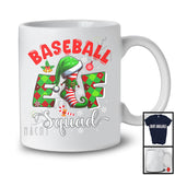 Baseball Elf Squad; Awesome Christmas Snowing Baseball Player Group; X-mas Sport Team T-Shirt