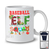 Baseball Elf Squad; Wonderful Christmas Simple Elf Costume; Pajamas Sport Player Team T-Shirt