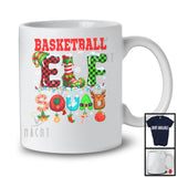 Basketball Elf Squad; Wonderful Christmas Simple Elf Costume; Pajamas Sport Player Team T-Shirt