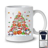 Basketball Equipment As Christmas Tree; Amazing X-mas Basketball Player; Sport Gnomes T-Shirt