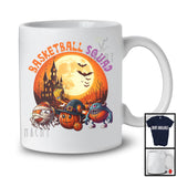 Basketball Squad, Proud Halloween Three Mummy Monster Witch, Sport Player Playing Team T-Shirt