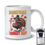 Basketball Turkey Nap; Sarcastic Thanksgiving Turkey Sunglasses Playing Basketball; Sport Player T-Shirt