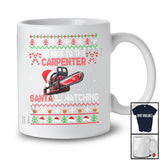 Be Nice To The Carpenter; Wonderful Christmas Sweater Santa; Pajama Family Group T-Shirt