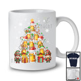 Beer Christmas Tree Shape; Amazing X-mas Lights Gnomes Lover; Matching Drinking Group T-Shirt