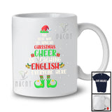 Best Way To Spread Christmas Cheer Is Teaching English; Adorable Elf; Proud X-mas Teacher T-Shirt