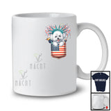 Bichon Frise in Pocket, Adorable 4th Of July Bichon Frise Owner, Patriotic Group T-Shirt