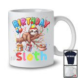 Birthday Sloth, Lovely Birthday Party Celebration Sloth, Matching Sloth Family Lover T-Shirt