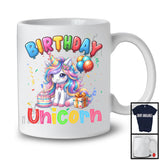 Birthday Unicorn, Lovely Birthday Party Celebration Unicorn, Matching Unicorn Family Lover T-Shirt