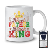 Black Father Black King, Amazing Juneteenth Crown Lover, Afro African American Pride T-Shirt