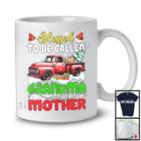 Blessed To Be Called Grandma And Mother; Amazing Christmas Santa Riding Pickup Truck; Family T-Shirt