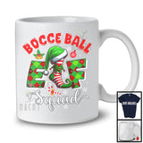 Bocce Ball Elf Squad; Awesome Christmas Snowing Bocce Ball Player Group; X-mas Sport Team T-Shirt