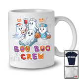 Boo Boo Crew, Humorous Halloween Ghost Witch Boo Lover, Matching Nurse Nursing Team T-Shirt